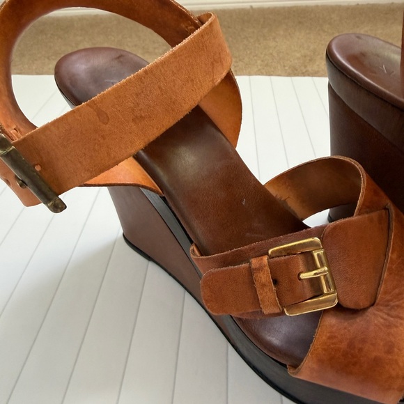 Aldo Tan Wedge Sandals - Picture 2 of 7